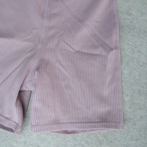 NWOT For Love & Lemons Chloe Biker Shorts Pink Ribbed Waist Strap Women's XS - Picture 6 of 12
